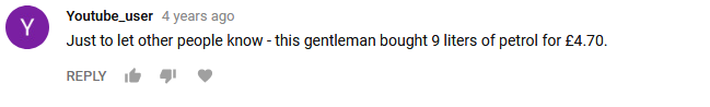 Youtube_user- Just to let other people know - this gentleman