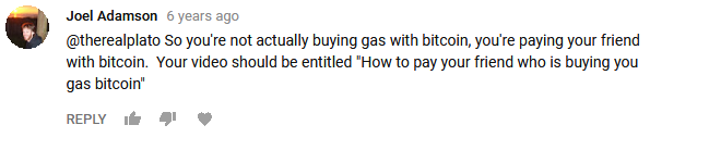 Joel Adamson- @therealplato So you're not actually buying gas with